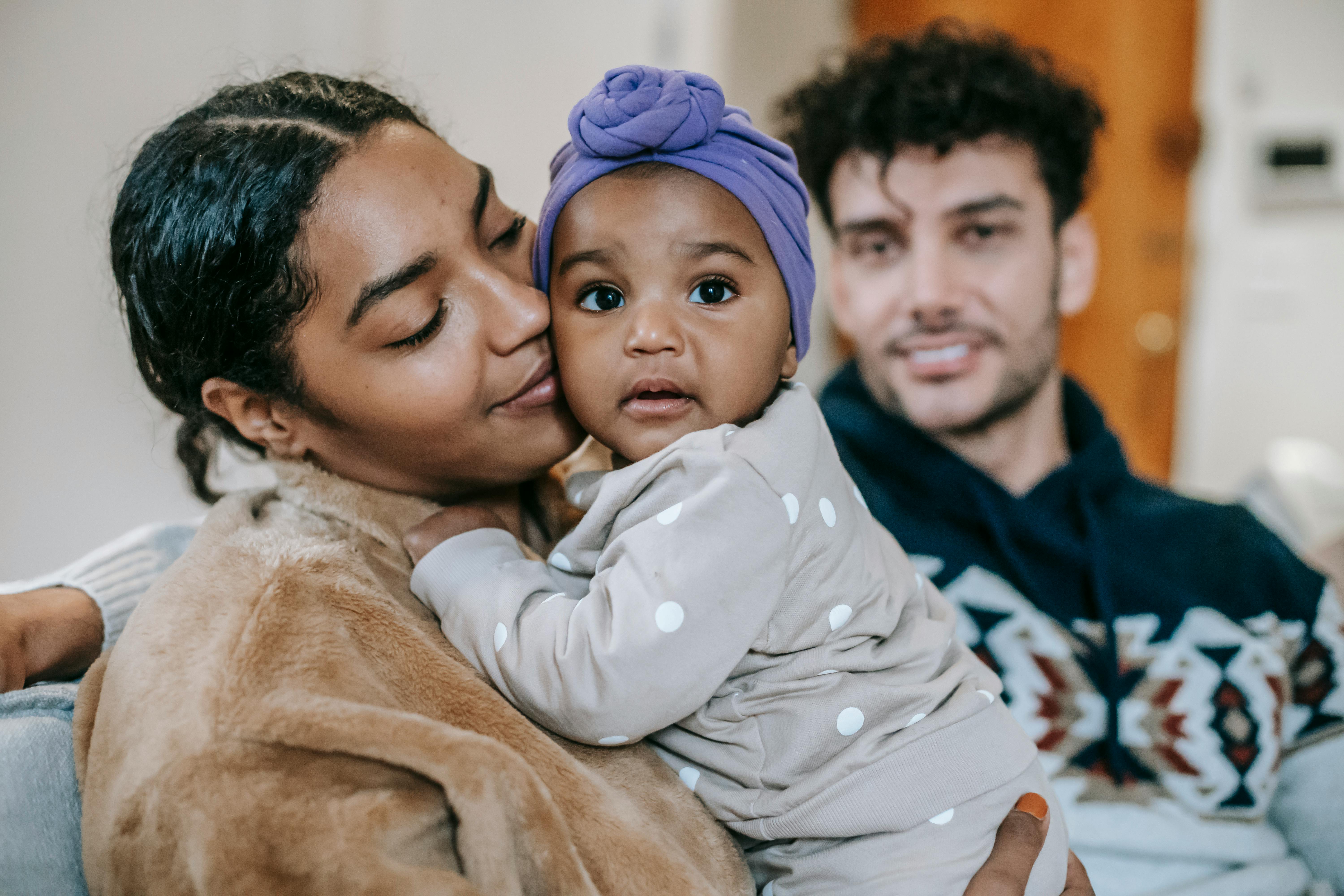 Young family with baby settling into Vancouver